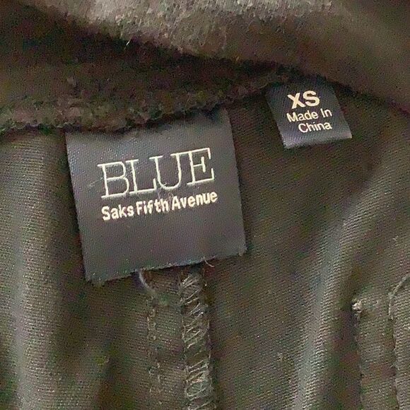 Blue Saks Fifth Avenue Relaxed Pants in Black - Picture 5 of 6